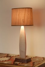 Curly Maple Table Lamp